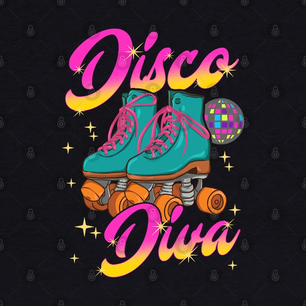 Disco Diva Roller Skates by phoxydesign